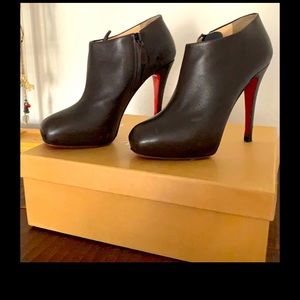 Like new Christian Louboutin booties!